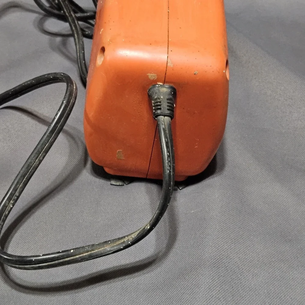 Vintage Panasonic Electric Pencil Sharpener Model‎ KP-88A Orange MCM Space Age.
